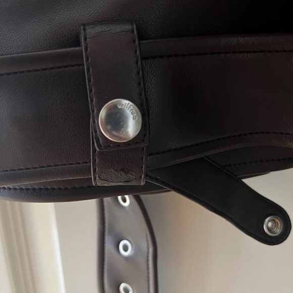 Aritzia Lightning Pleather Jacket in Brown small to medium - Picture 12 of 16